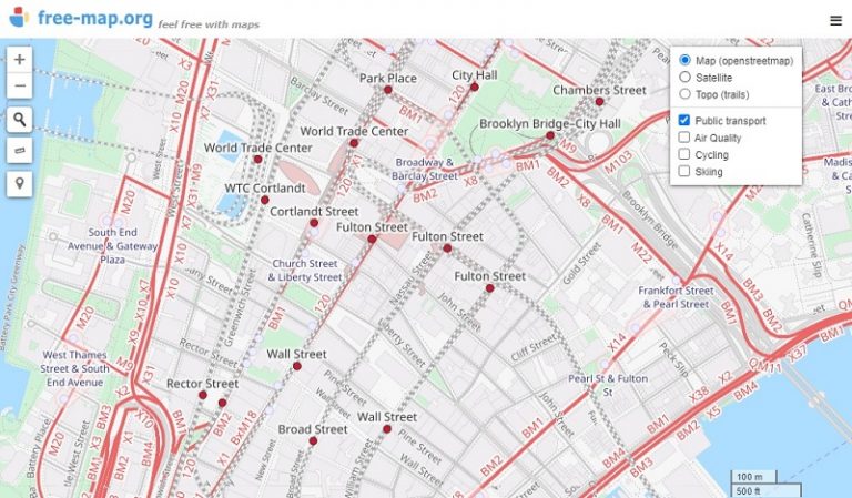 Public Transport Map