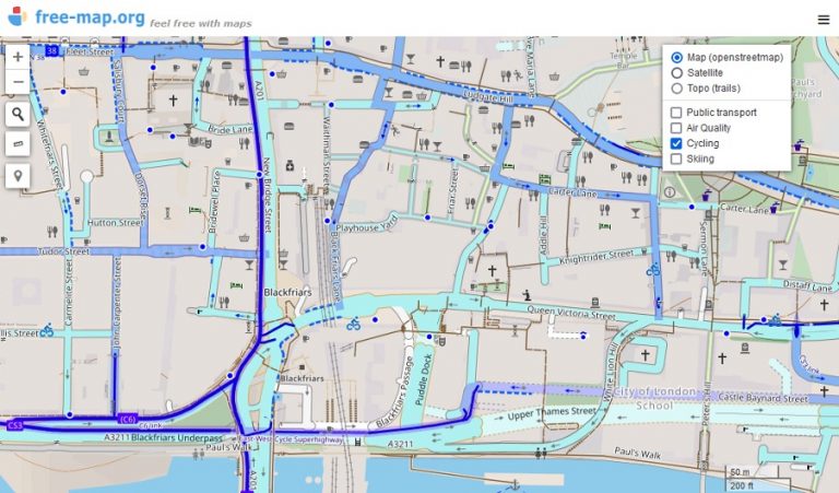 Bicycle Map