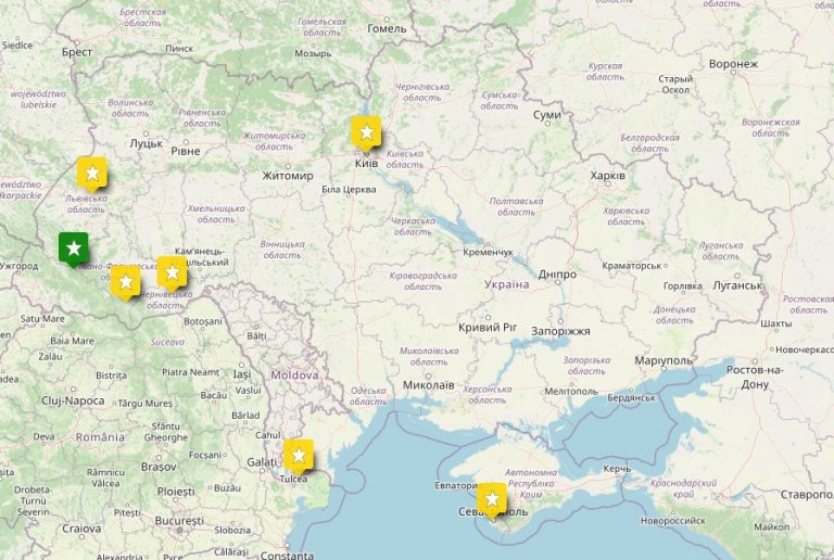 UNESCO World Heritage Site in Ukraine [Map]