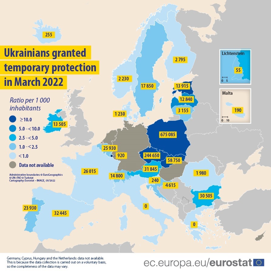 Temporary protection for persons fleeing Ukraine