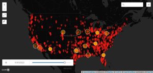 Map of US Police Kills.