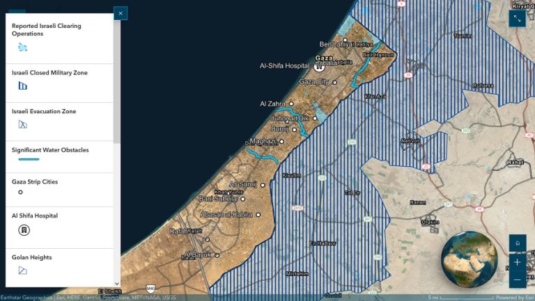 Israel’s Operation in Gaza [Map]