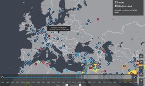 Map of Islamic State activity