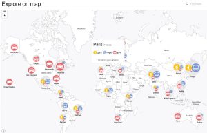 The most popular modes of transport in the world's largest cities