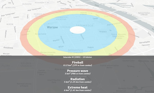 Nuclear bomb explosion simulator
