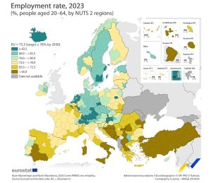 Employment rate in EU