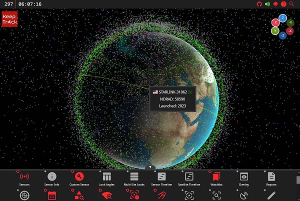 With Keep Track satellite tracking made easy for everyone