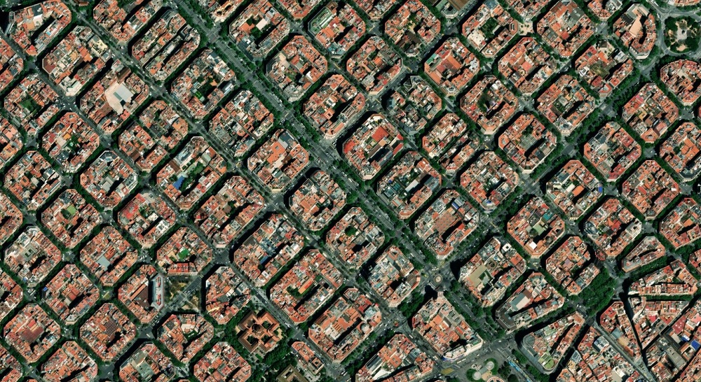 Barcelona - satellite image