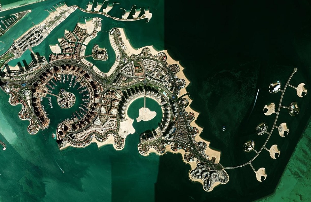 Doha - satellite image