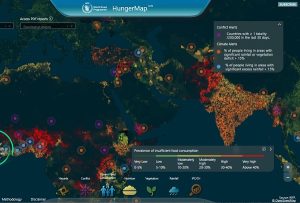 The scale of this problem has been shown by the hunger map prepared by the UN Agency - The World Food Program.