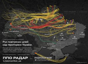 Ukraine publishes map of Russian drone attacks on Poland