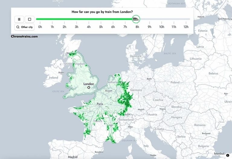 ChronoTrains Unveils Upgraded Map, Making European Rail Travel Planning a Breeze