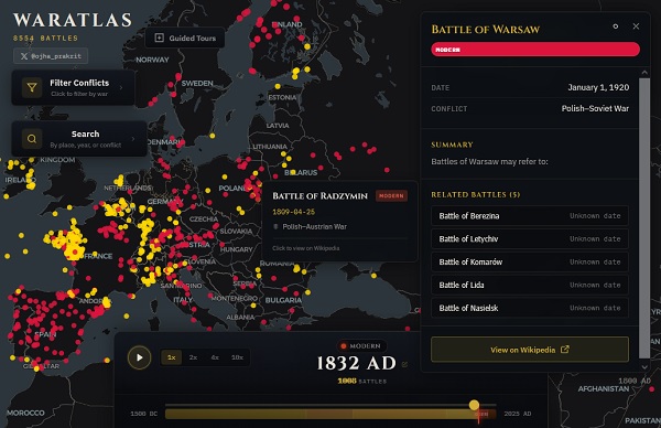 War Atlas: Mapping 3,500 Years of Conflict