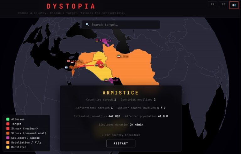 Click to end the World. The chilling new simulator that lets anyone trigger global nuclear armageddon
