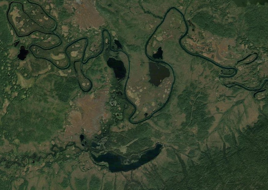 Face on satellite images