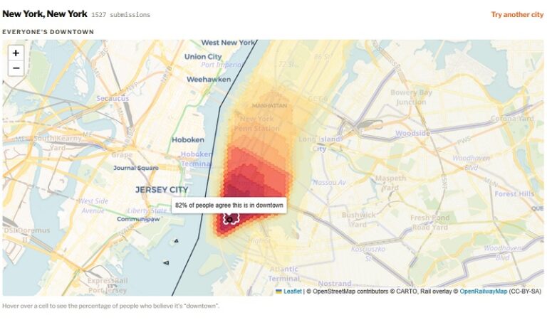 Crowdsourced Map Tool Asks: Where Exactly Is “Downtown”?