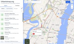 urbanist map