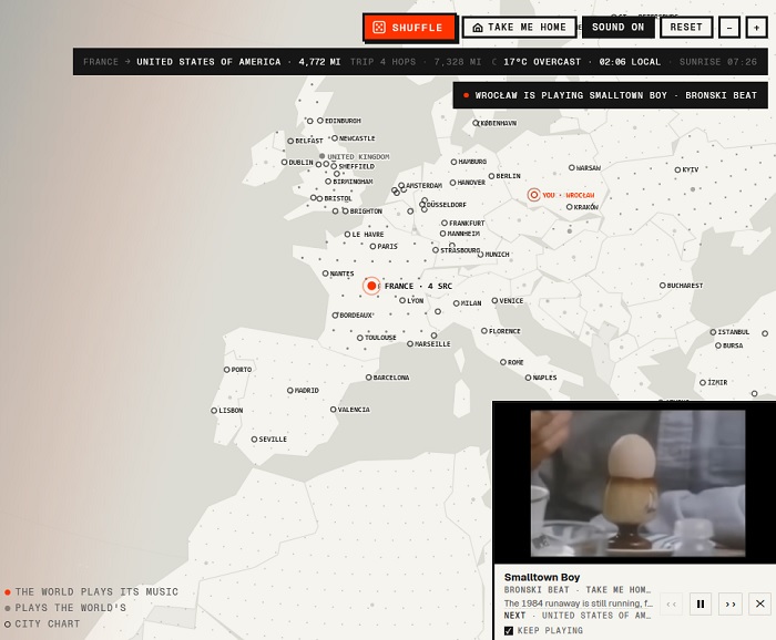 Music Map The World Today launches interactive global view of daily music charts on Rotation