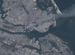 9/11 satellite image