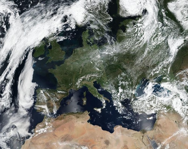 Satellite map